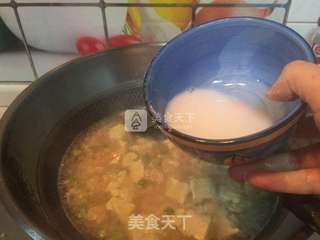 虾仁芹菜豆腐羹的做法步骤:8