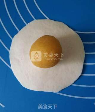 自制奶黄包的做法步骤:17