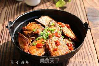 泡椒干锅带鱼的做法步骤:10