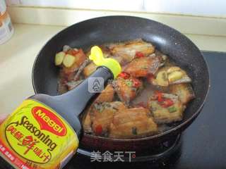 泡椒干锅带鱼的做法步骤:8