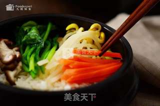 石锅拌饭——九阳知食的做法步骤:4
