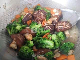 兰花烧香菇的做法步骤:9