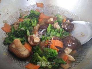 兰花烧香菇的做法步骤:10