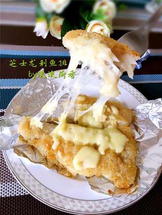 芝士龙利鱼排的做法步骤:6