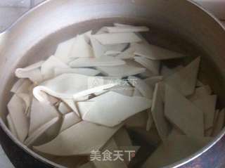 三鲜汤百叶的做法步骤:6