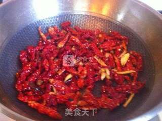 辣子虾仁炒鸡蛋的做法步骤:8