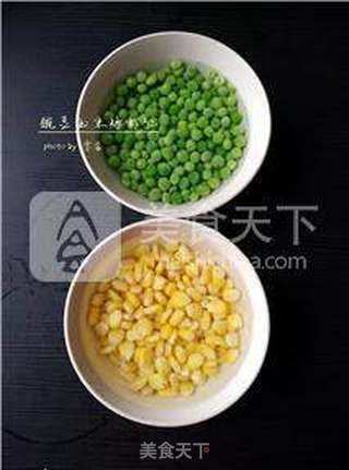 【金玉满堂】豌豆玉米炒虾仁的做法步骤:5