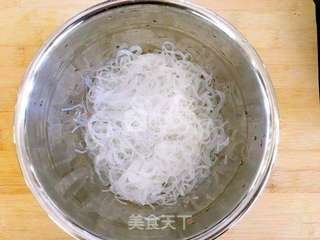 椒油粉丝油菜的做法步骤:3