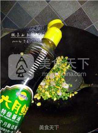 【金玉满堂】豌豆玉米炒虾仁的做法步骤:10