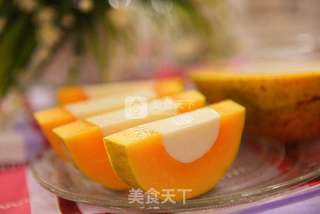 简单的休闲甜点——木瓜牛奶冻的做法步骤:6