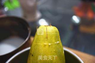简单的休闲甜点——木瓜牛奶冻的做法步骤:5