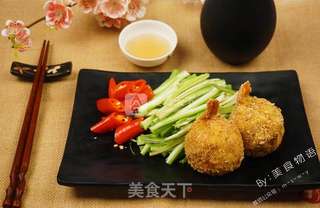 炸虾可乐饼的做法步骤:18