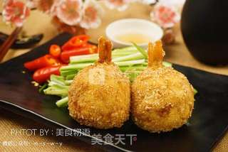 炸虾可乐饼的做法步骤:19