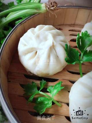 香芹肉包的做法步骤:16