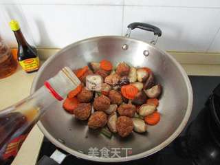 香菇烧肉丸子的做法步骤:5