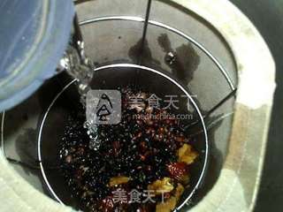 润肠三黑米糊的做法步骤:7