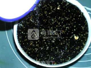 润肠三黑米糊的做法步骤:3