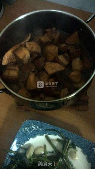 春笋烧肉的做法步骤:7