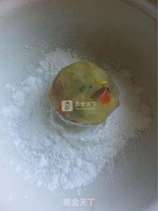 杂蔬土豆泥饼的做法步骤:8