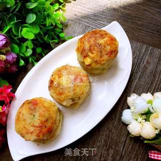 杂蔬土豆泥饼的做法步骤:11