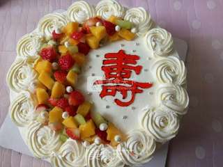 水果生日蛋糕的做法步骤:12