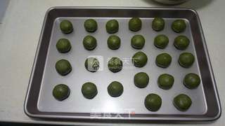 抹茶奶油球的做法步骤:11