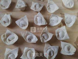 紫菜虾皮鲜肉馄饨的做法步骤:8