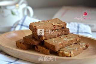 红糖核桃脆饼的做法步骤:17