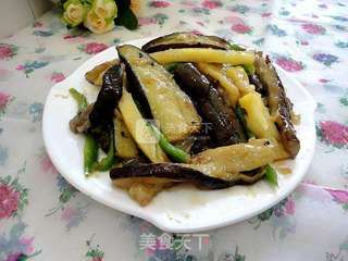 菠萝烧茄子的做法步骤:10