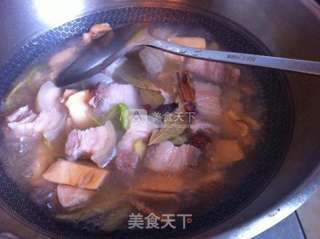 墨鱼干红烧肉的做法步骤:10
