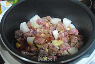 萝卜牛腩的做法步骤:7
