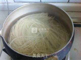 干贝海米葱油拌面的做法步骤:9