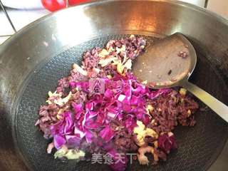 五彩炒饭的做法步骤:8