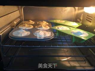 艾草味小戚风的做法步骤:12