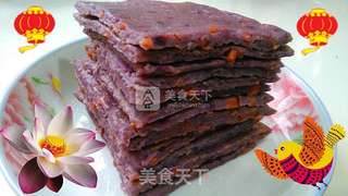 紫薯鸡蛋火腿煎饼的做法步骤:9
