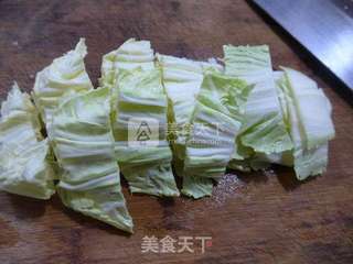 牛肉白菜波纹面的做法步骤：2