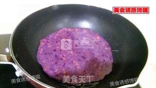 紫薯鸡蛋火腿煎饼的做法步骤:7