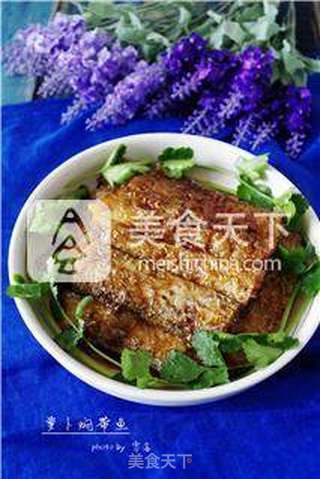 【朴实亦能鲜美】萝卜焖带鱼的做法步骤:12