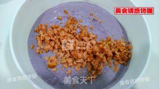 紫薯鸡蛋火腿煎饼的做法步骤:5
