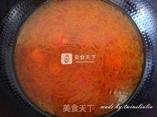 西红柿鸡蛋龙须面汤的做法步骤:6