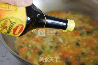 红咖喱大虾饭的做法步骤:7