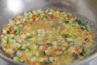红咖喱大虾饭的做法步骤：5