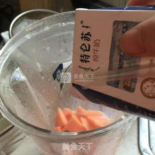 木瓜牛奶燕窝的做法步骤:8