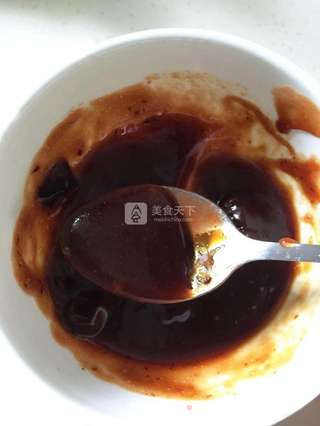 叉烧豆皮卷的做法步骤:4