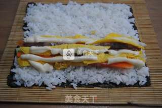 紫菜包饭的做法步骤:14