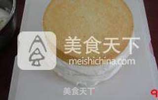 【芒果奶油蛋糕】--- 最喜欢无任何添加无任何色素的蛋糕的做法步骤:9