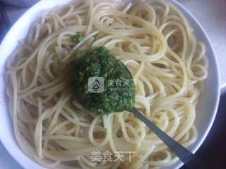 海鲜青酱拌面的做法步骤:14