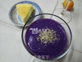 原味核桃紫薯泥的做法步骤：9
