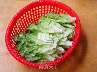 酸蒜白勺生菜的做法步骤:2