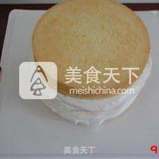 【巧克力栏珊蛋糕】---颇有沉稳感觉的男士蛋糕的做法步骤:9